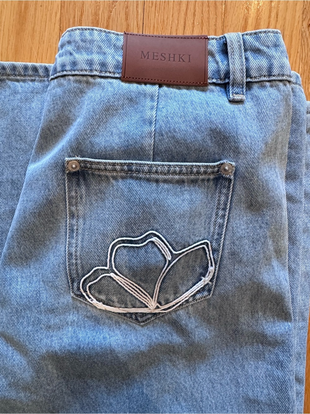 Meshki embroidered wide leg jeans - Picture 10 of 10